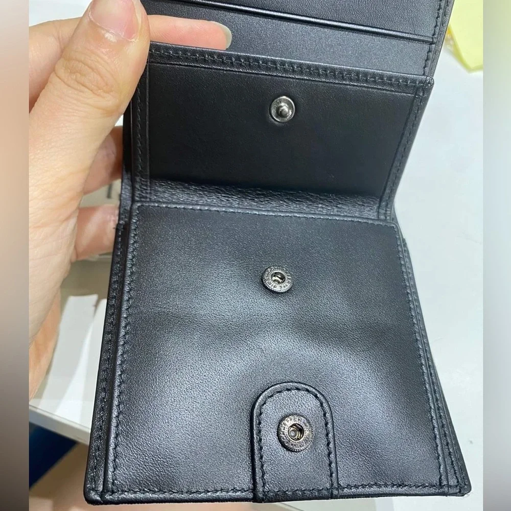 Dior black compact wallet unused item